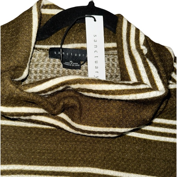 NWT Sanctuary Cowl Neck Stripped Sweater - Picture 3 of 6